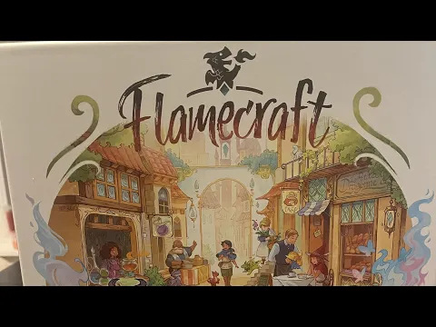 Flamecraft board game unboxing (retail edition)