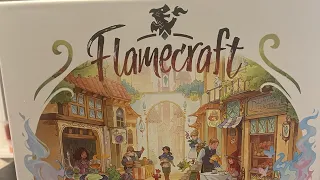 Flamecraft board game unboxing (retail edition)