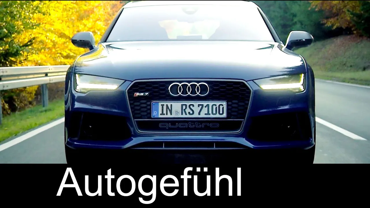 2016 new Audi RS7 Sportback Performance Sound Exterior Interior Preview - Autogefühl