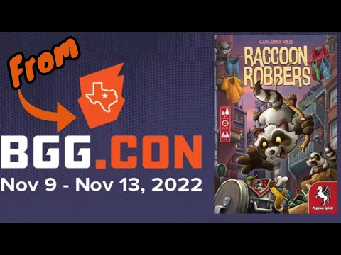 Raccoon Robbers - Quick Gamer Thoughts From #BGGCon2022 #boardgames #boardgamereview