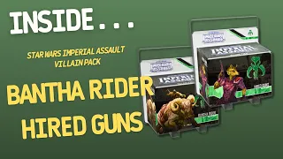 Star Wars Imperial Assault Bantha Rider and Hired Guns Villain Packs | Inside #678