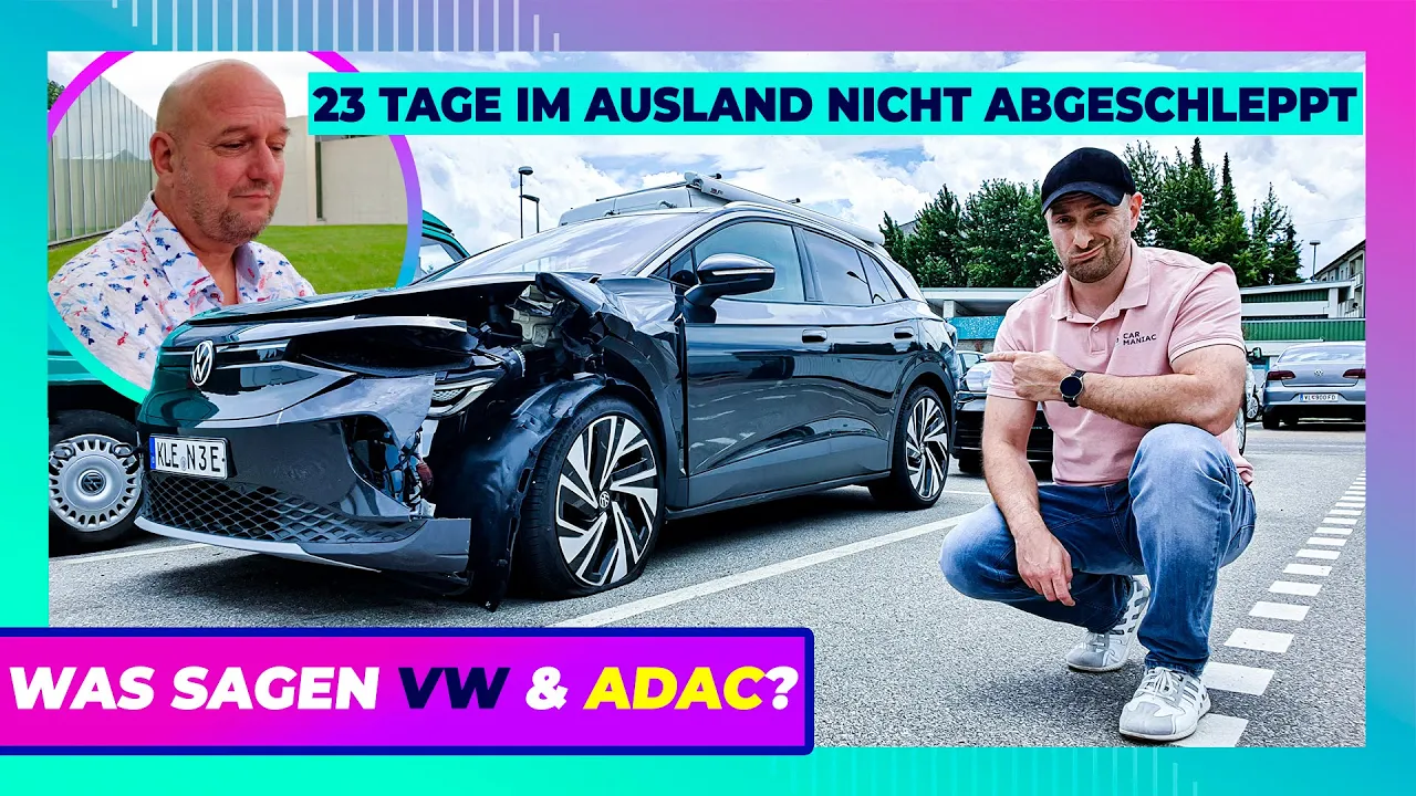 Ehepaar hat Auslands-Unfall mit ID.4 Elektroauto: 6 WOCHEN HORROR!