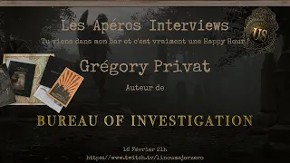 Apéro-Interview : Grégory Privat pour son jeu Bureau Of Investigation