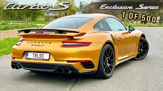 Porsche 911 Turbo S Exclusive Series // 330KMH REVIEW on AUTOBAHN