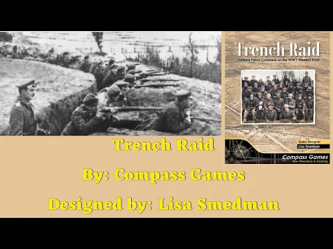 Trench Raid Unboxing & First Look | Compass Games WWI Strategy Board Game