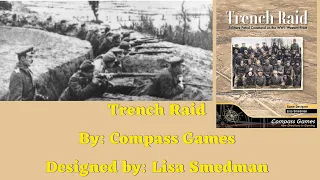 Trench Raid Unboxing & First Look | Compass Games WWI Strategy Board Game