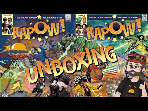 KAPOW! Unboxing! Check out what you get in this customizable dice game of battling supers