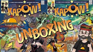 KAPOW! Unboxing! Check out what you get in this customizable dice game of battling supers