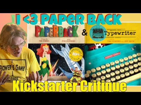 Paperback 10th Anniversary + Typewriter - Kickstarter Critique Review