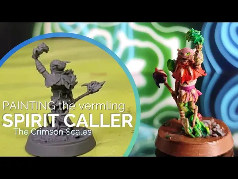 Connect with another realm with the vermling Spirit Caller in Gloomhaven Crimson Scales! #paintminis