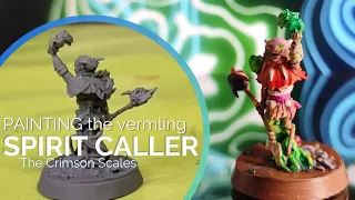 Connect with another realm with the vermling Spirit Caller in Gloomhaven Crimson Scales! #paintminis