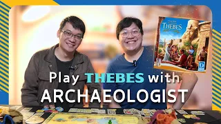 When Board Games Meet Archaeology: Exploring "Thebes"! ft.@cubicpastry | #boardgames #底比斯的遠方
