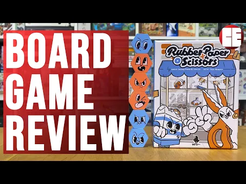 Rubber Paper Scissors Board Game Review by Cardboard East