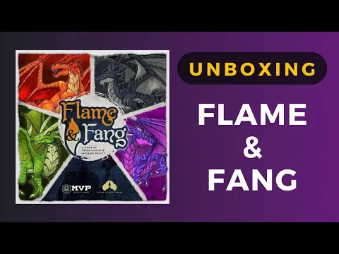Flame and Fang Board Game Unboxing | DaniCha
