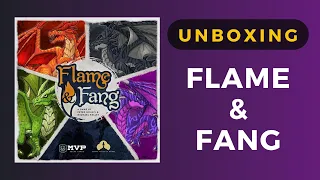 Flame and Fang Board Game Unboxing | DaniCha