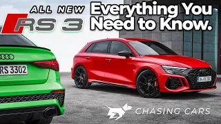 Audi RS3 2022 revealed | five-cylinder with drift mode + exhaust sound | Chasing Cars