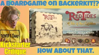 Red Tides: A Tale of New Caribbea - A Co-Op Pirate Boardgame -Kickstarter Critique Review
