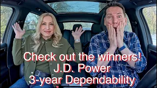 Who are the winners? // 2025 J.D. Power 3-Year Dependability Study