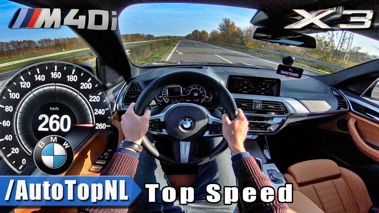 BMW X3 M40i AUTOBAHN POV | ACCELERATION & TOP SPEED | by AutoTopNL