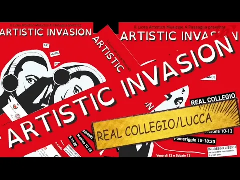 <span style="color:var(--accent)">Video:</span> Artistic Invasion, l’arte degli alunni del liceo Passaglia ‘invade’ il Real Collegio