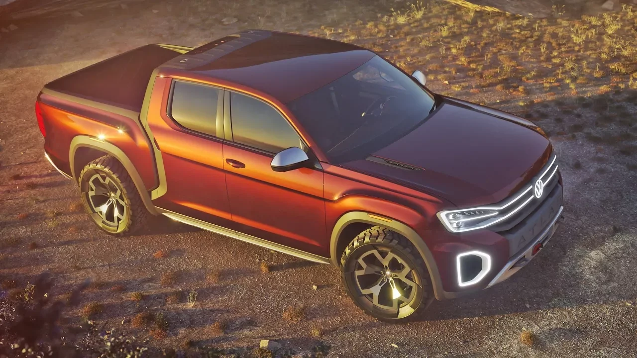Volkswagen Tanoak Pickup - interior Exterior and Drive