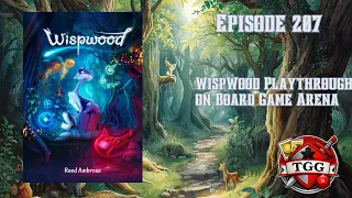 Wispwood Playthrough on Board Game Arena | Digital Strategy Gameplay
