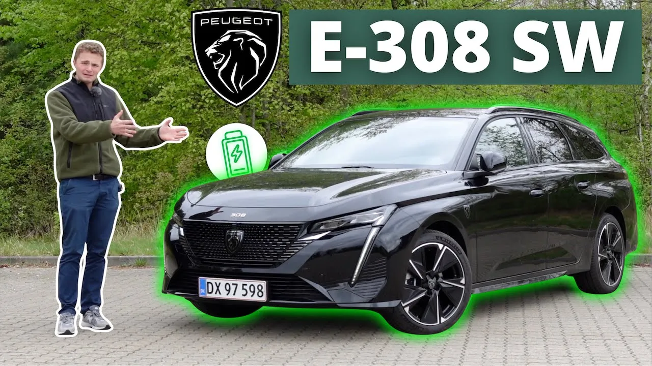 En elektrisk stationcar der er til at betale! Peugeot E-308 SW TEST