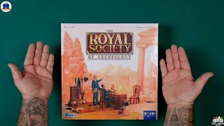 UNBOXING - ROYAL SOCIETY OF ARCHEOLOGY - Board Games - #EssenSpiel25 #indabox