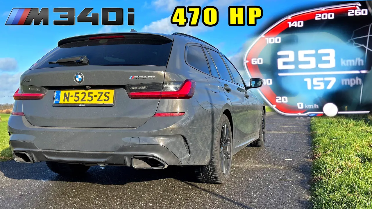 BMW M340i Manhart 470HP 0-250 Acceleration Top Speed & POV