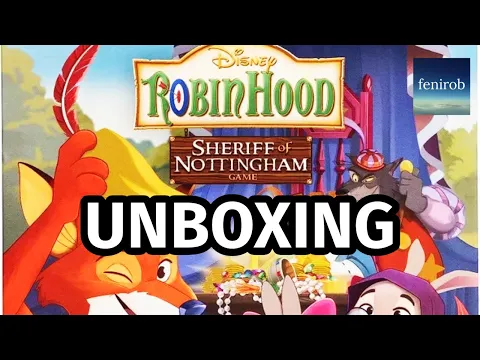 Disney Robin Hood: Sheriff of Nottingham Board Game | Unboxing
