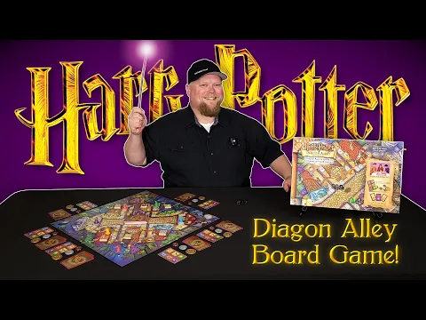 Harry Potter Diagon Alley Retro Board Game Review - Mattel 2001
