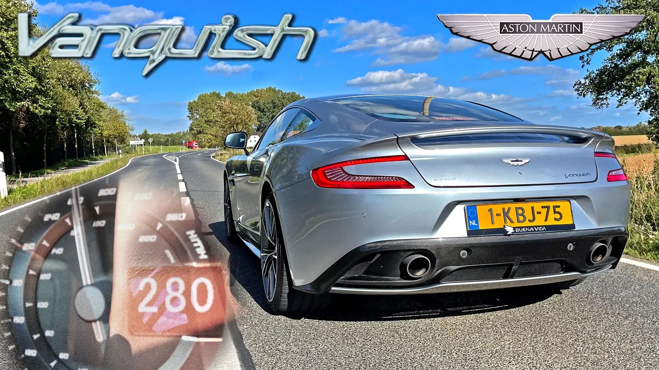 ASTON MARTIN VANQUISH | 0-280 ACCELERATION & THUNDEROUS V12 SOUND!