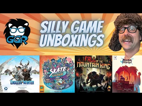 Silly Board Game Unboxings from November, 2022 - Endless Winter, Skate Summer, and more!