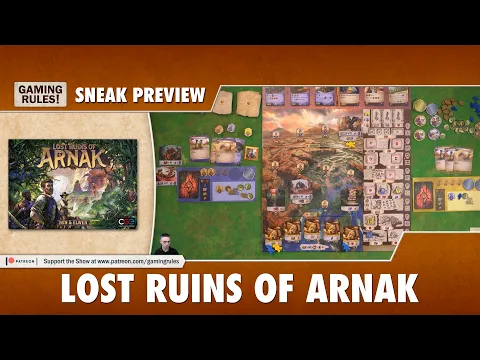Lost Ruins of Arnak - Sneak Preview - CGE new title for 2020