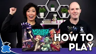 Monster Mosh Pit - How to Play Board Game. Monster mayhem at rock concert😈🎸