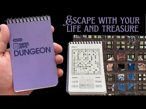 Paper Apps Dungeon Review and Example Gameplay