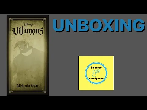 Disney Villainous: Filled with Fright - UNBOXING