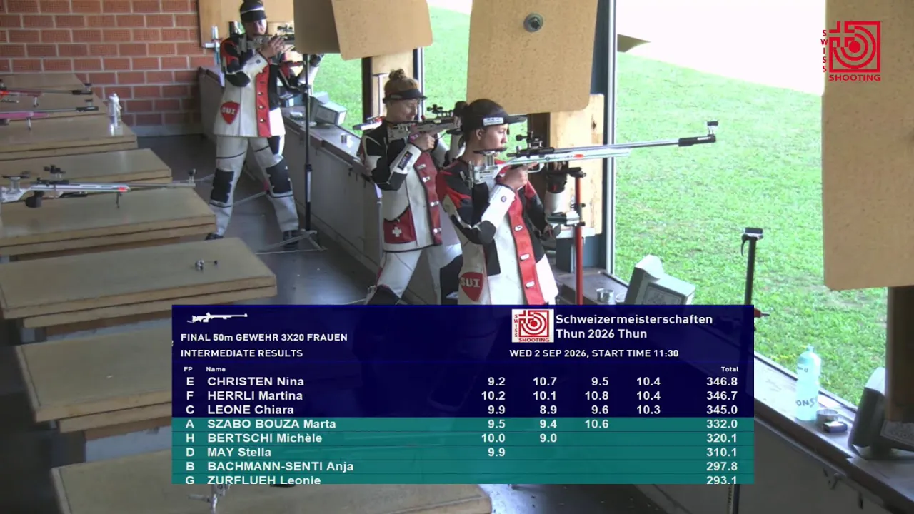 SM Thun 2026: Final Gewehr 50m Dreistellung