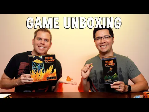 Fire Tower and Rising Flames Expansion - Board Game Unboxing