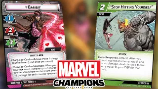 Old Hero New Trick Gambit Protection vs Expert Morlock Siege Marvel Champions Live Replay