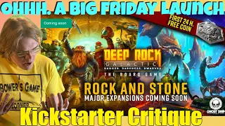 Deep Rock Galactic - THE BOARD GAME: SPACE RIG & BIOME EXPANSIONS - Kickstarter Critique Review
