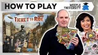 Ticket to Ride Legacy - Legends of the West - How to play, including scenario setup.