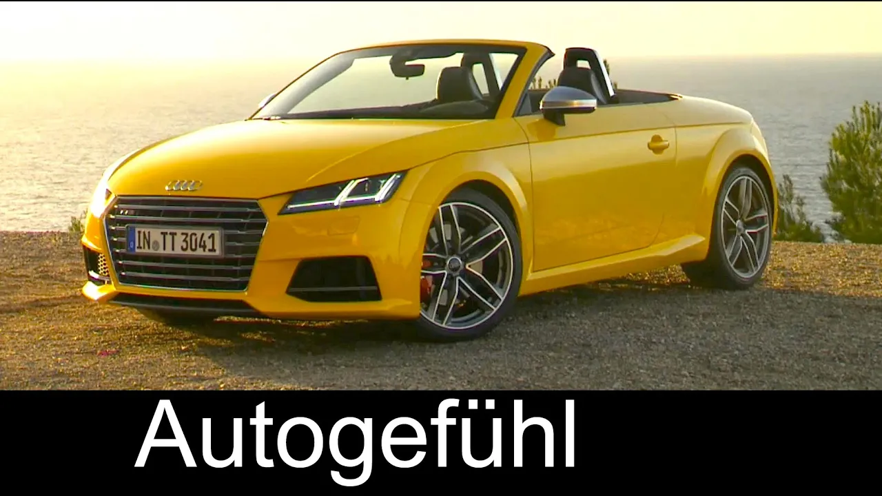 All-new Audi TTS Roadster 2016 first driving shots & exterior interior - Autogefühl