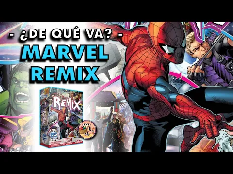 🦸🏽‍♂️MARVEL REMIX ¿DE QUÉ VA? - Marvel Remix juego de mesa