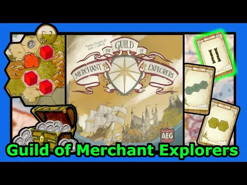 The Guild of Merchant Explorers Board Game Review - Pretty unique flip and write
