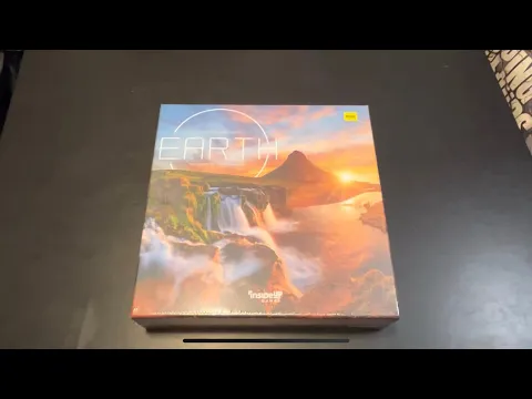 Earth board game unboxing