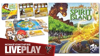 HORIZONS OF SPIRIT ISLAND || GREATER THAN GAMES || BOARD GAME LIVE PLAY