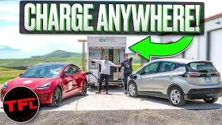 No Electricity? NO PROBLEM! Here's How To Charge Up Your Electric Car When The Power Goes Out!