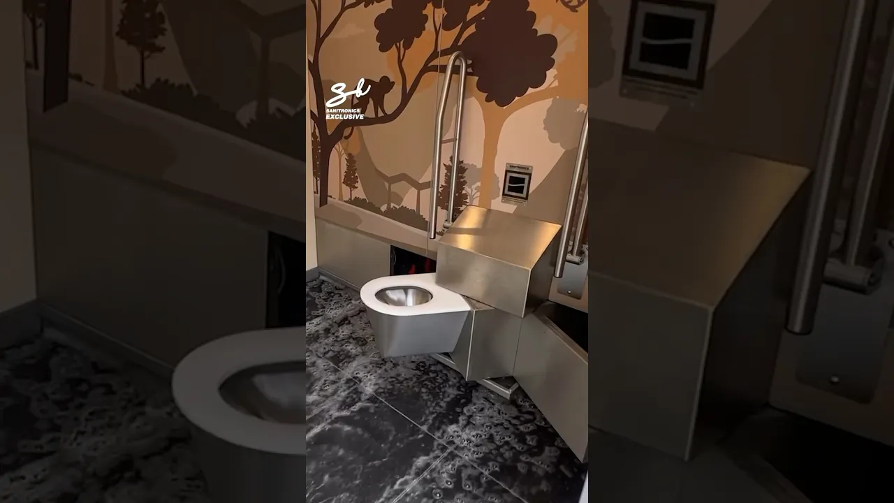 You can now keep your hands clean, and your toilet cleaner...🚽 #toilet #cooltech #future
