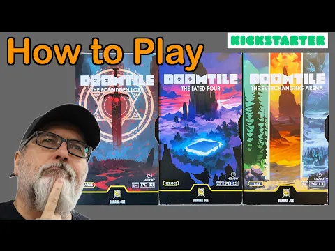 Doomtile | The Ever Changing Arena Board Game | Banana Joe | How to Play | Coming to Kickstarter!